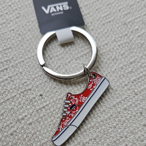 Vans Red and White Sneaker Keychain - Picture 8 of 10